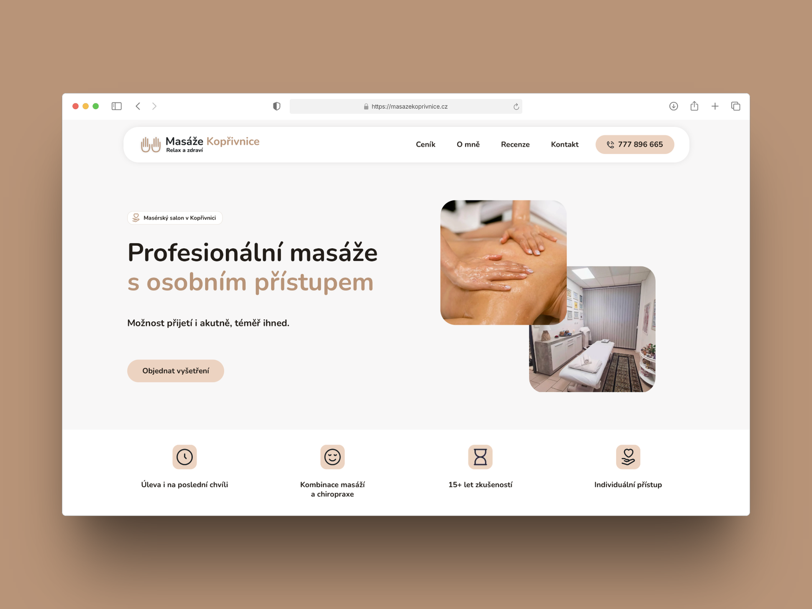Masáže Kopřivnice mockup 1