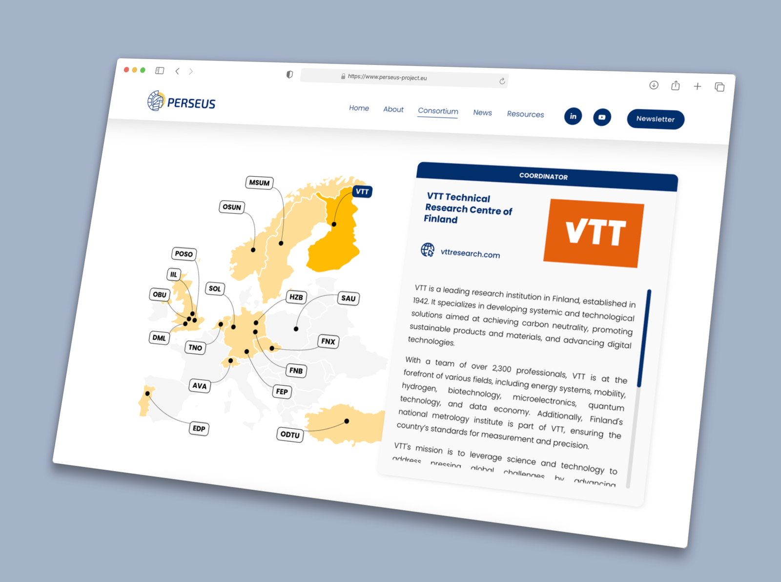 PERSEUS projekt mockup 2